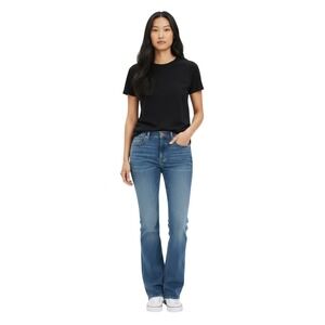 Gap 1969 Perfect Bootcut Jeans Medium Wash Blue Denim Size 26S Mid Rise